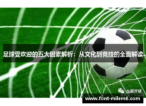 足球受欢迎的五大因素解析：从文化到竞技的全面解读